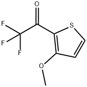 Ethanone, 2,2,2-trifluoro-1-(3-methoxy-2-thienyl)- (9CI) Struktur