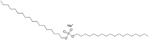 sodium dioctadecyl phosphate Struktur