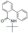 N-(1,1-Dimethylethyl)-2-biphenylcarboxamide Structure
