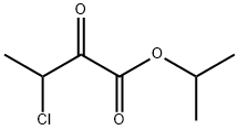 Isopropyl 3-chloro-2-oxobutanoate 化学構造式