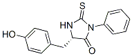 (S)-5-[(4-hydroxyphenyl)methyl]-3-phenyl-2-thioxoimidazolidin-4-one Structure