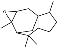 1a,3,4,5,5a,6,7,7a-オクタヒドロ-3,6,6,7a-テトラメチル-2H-2a,7-メタノアズレノ[5,6-b]オキシレン 化学構造式