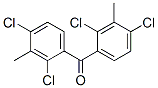 2,2',4,4'-Tetrachloro-3,3'-dimethylbenzophenone Struktur