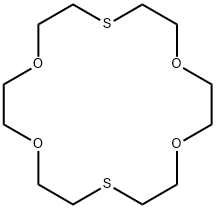 1,4,10,13-tetraoxa-7,16-dithiacyclooctadecane Struktur