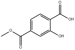 2-ヒドロキシ-4-(メトキシカルボニル)安息香酸 化学構造式