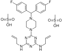 Almitrine dimesylate Structure