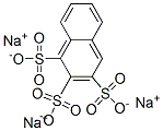 Naphthalene trisulfonic acid, sodium salt Struktur