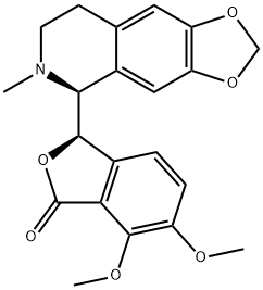 (+)-BETA-HYDRASTINE Struktur