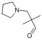 2,2-ジメチル-3-ピロリジン-1-イルプロパナール 化学構造式