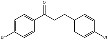 4'-BROMO-3-(4-CHLOROPHENYL)PROPIOPHENONE Structure