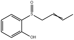 2-(2-Butenylsulfinyl)phenol Struktur