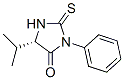 (S)-5-(1-methylethyl)-3-phenyl-2-thioxoimidazolidin-4-one Structure