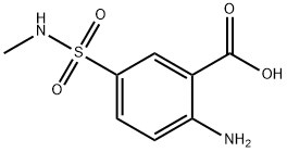 2-amino-5-(methylsulphamoyl)benzoic acid  Struktur
