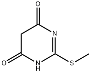 4,6-Dihydroxy-2-methythiopyrimidine Structure