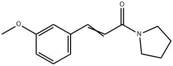 1-[3-(3-Methoxyphenyl)-1-oxo-2-propenyl]pyrrolidine Structure