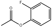 1-アセトキシ-2-フルオロベンゼン 化学構造式