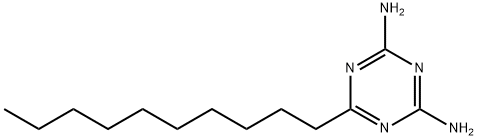 6-Decyl-1,3,5-triazine-2,4-diamine,29650-92-8,结构式