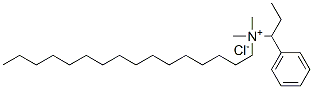 (ethylbenzyl)hexadecyldimethylammonium chloride,29656-52-8,结构式