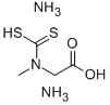 N-(DITHIOCARBOXY)SARCOSINE, DIAMMONIUM SALT Struktur