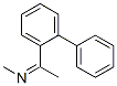 N-(α-メチル-o-フェニルベンジリデン)メチルアミン 化学構造式