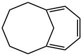 ビシクロ[5.4.1]ドデカ-7,9,11(1)-トリエン 化学構造式