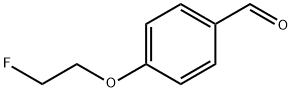 4-(2-FLUOROETHOXY)-BENZALDEHYDE 化学構造式