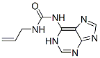 N-(2-Propenyl)-N'-(1H-purin-6-yl)urea Struktur
