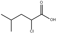 2-chloroisocaproic acid 化学構造式