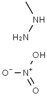 メチルヒドラジン·硝酸塩 化学構造式