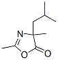 2-Oxazolin-5-one,  4-isobutyl-2,4-dimethyl-,  ()-  (8CI) Struktur