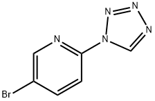 PYRIDINE, 5-BROMO-2-(1H-TETRAZOL-1-YL)- Struktur
