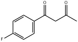 1-(4-フルオロフェニル)-1,3-ブタンジオン 化学構造式