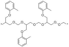 포름알데히드, (클로로메틸)옥시란과 2-메틸페놀과의 중합체
