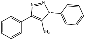 1,4-Diphenyl-5-amino-1,2,3-triazole Structure