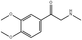 N-[2-(3,4-Dimethoxyphenyl)-2-oxoethyl]-N-methylamine Struktur