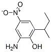 2-amino-6-butan-2-yl-4-nitro-phenol 化学構造式