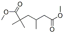 2,2,4-トリメチルヘキサン二酸ジメチル 化学構造式