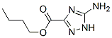 1H-1,2,4-Triazole-3-carboxylicacid,5-amino-,butylester(9CI) Struktur