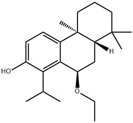 2-Phenanthrenol, 10-ethoxy-4b,5,6,7,8,8a,9,10-octahydro-4b,8,8-trimethyl-1-(1-methylethyl)-, (4bS,8aS,10R)-,297179-10-3,结构式