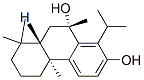 2,10-Phenanthrenediol, 4b,5,6,7,8,8a,9,10-octahydro-4b,8,8,10-tetramethyl-1-(1-methylethyl)-, (4bS,8aS,10S)- Struktur