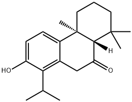 9(5H)-Phenanthrenone, 4b,6,7,8,8a,10-hexahydro-2-hydroxy-4b,8,8-trimethyl-1-(1-methylethyl)-, (4bS,8aS)- 化学構造式