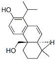 4a(2H)-Phenanthrenemethanol, 1,3,4,10a-tetrahydro-7-hydroxy-1,1-dimethyl-8-(1-methylethyl)-, (4aR,10aS)- Struktur