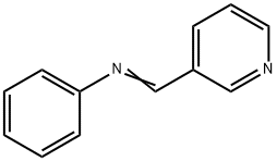 N-[(3-Pyridinyl)methylene]aniline 结构式
