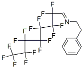 N-(2-フェニルエチル)-2,2,3,3,4,4,5,5,6,6,7,7,8,8,8-ペンタデカフルオロ-1-オクタンイミン 化学構造式
