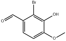 2-BROMO-3-HYDROXY-4-METHOXYBENZALDEHYDE Struktur