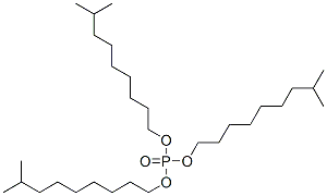 Triisodecyl phosphate 化学構造式