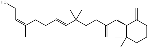 (2Z,6E)-11-[[(S)-2,2-ジメチル-6-メチレンシクロヘキシル]メチル]-3,8,8-トリメチル-2,6,11-ドデカトリエン-1-オール 化学構造式