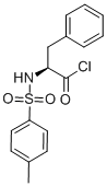 N-(p-トルエンスルホニル)-L-フェニルアラニルクロリド 化学構造式