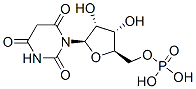 1-(5'-phospho-beta-D-ribofuranosyl)barbituric acid Structure