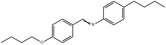 p-丁氧基苄烯-p-丁胺, 29743-09-7, 结构式